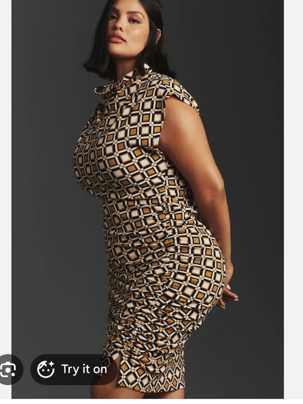 NWT Anthropologie Maya Ruched Dress